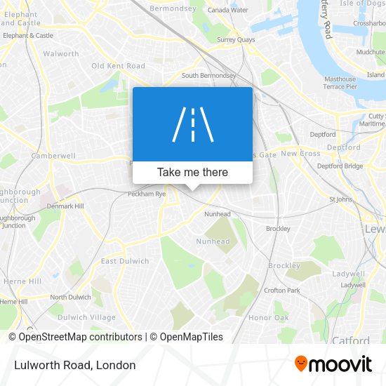 Lulworth Road map