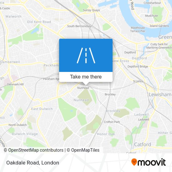 Oakdale Road map