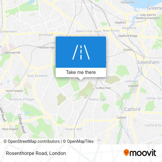 Rosenthorpe Road map