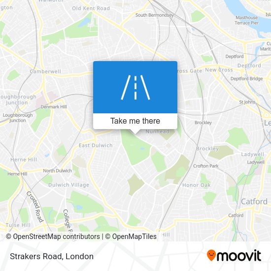 Strakers Road map