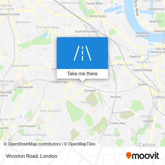 Wroxton Road map