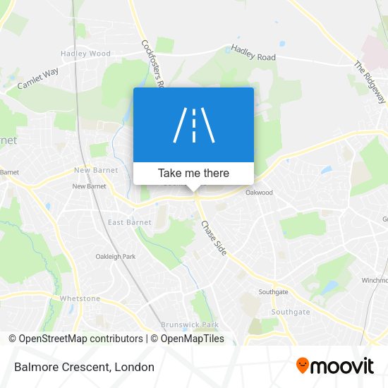 Balmore Crescent map
