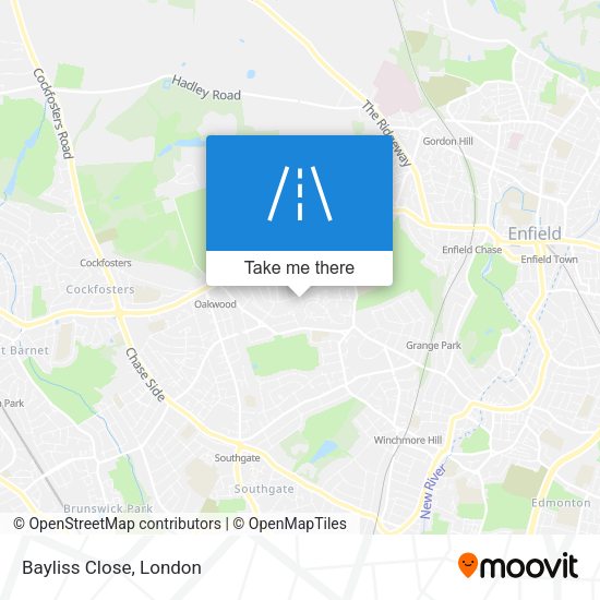 Bayliss Close map