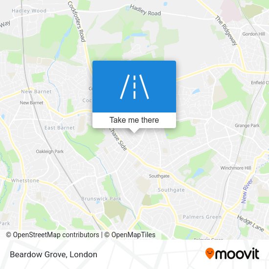 Beardow Grove map
