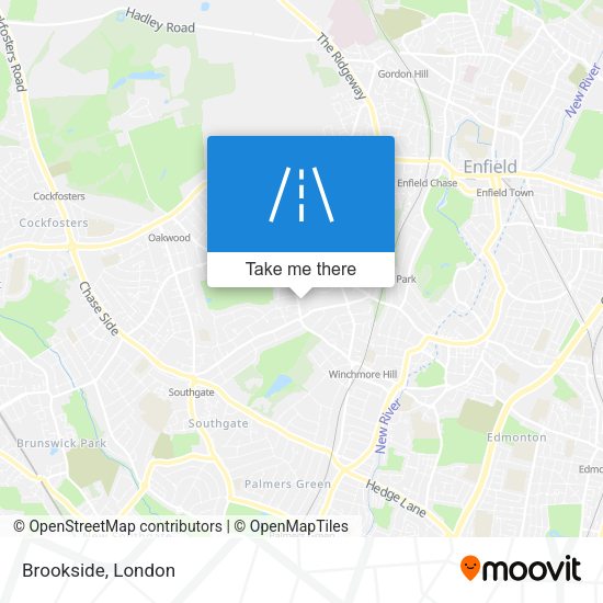 Brookside map