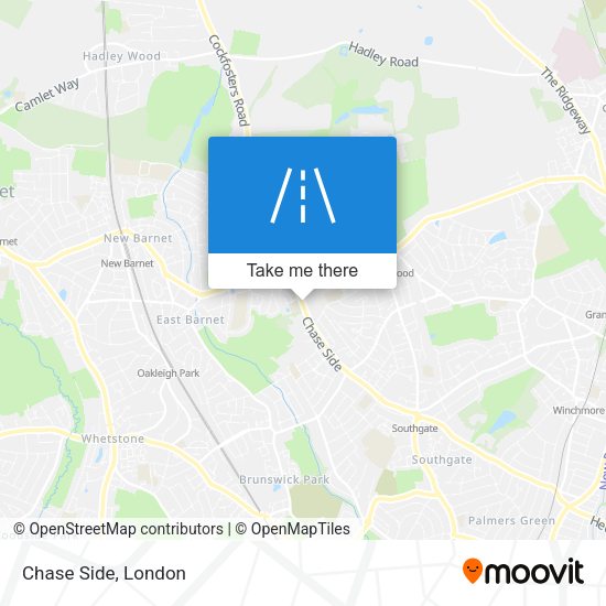 Chase Side map