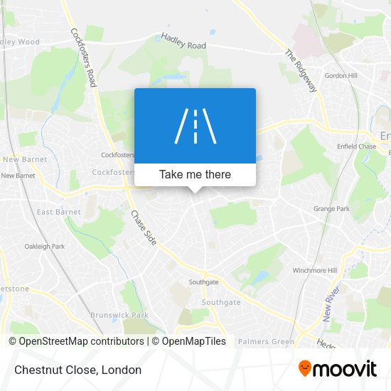 Chestnut Close map