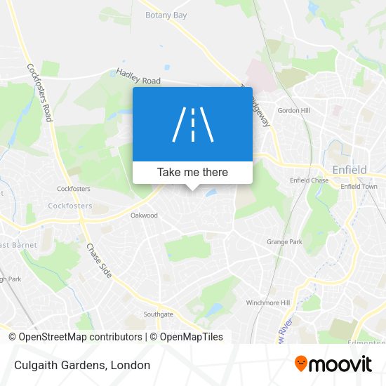 Culgaith Gardens map