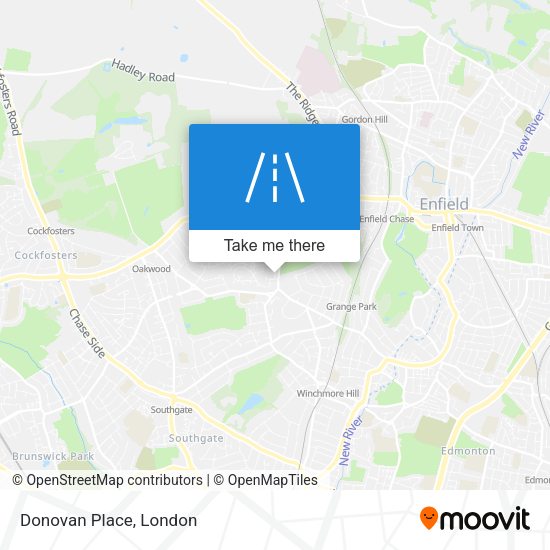 Donovan Place map