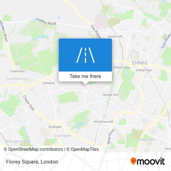Florey Square map