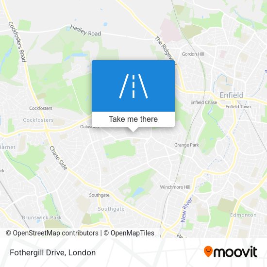 Fothergill Drive map