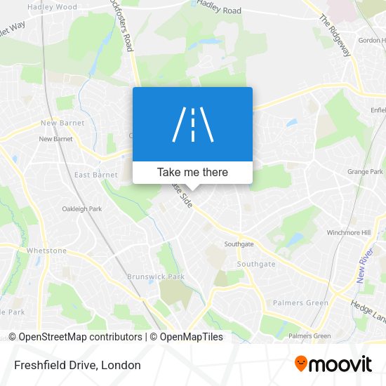 Freshfield Drive map