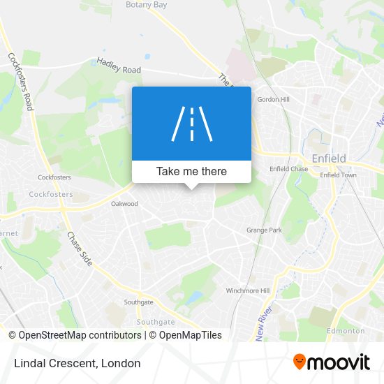 Lindal Crescent map