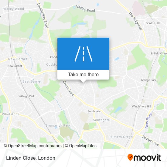 Linden Close map