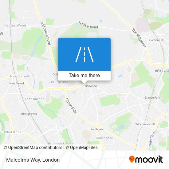Malcolms Way map