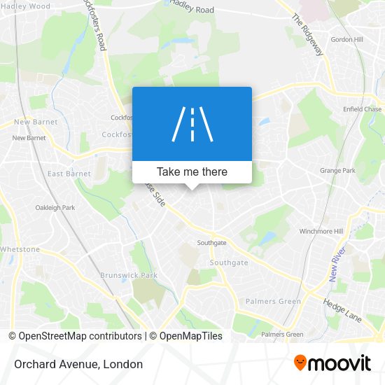 Orchard Avenue map