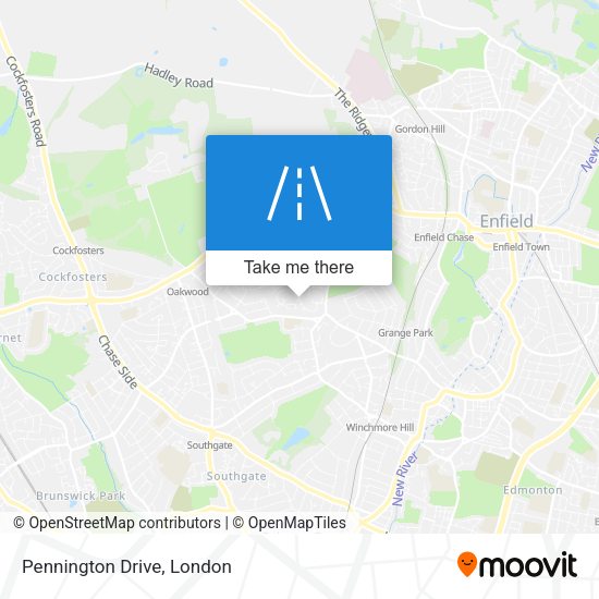 Pennington Drive map