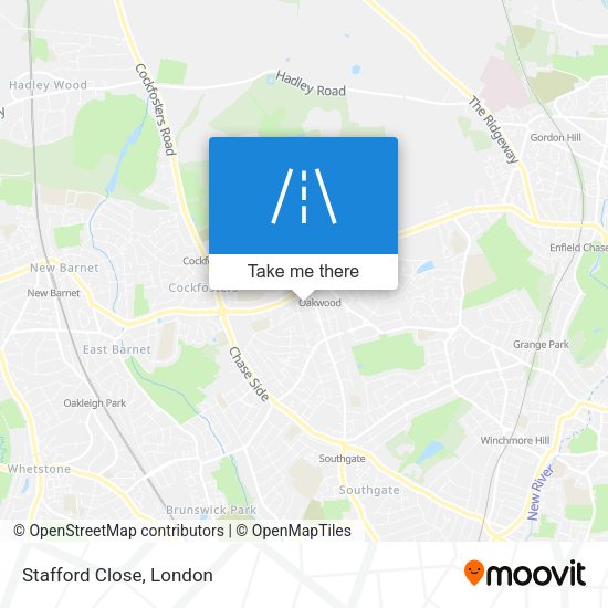 Stafford Close map