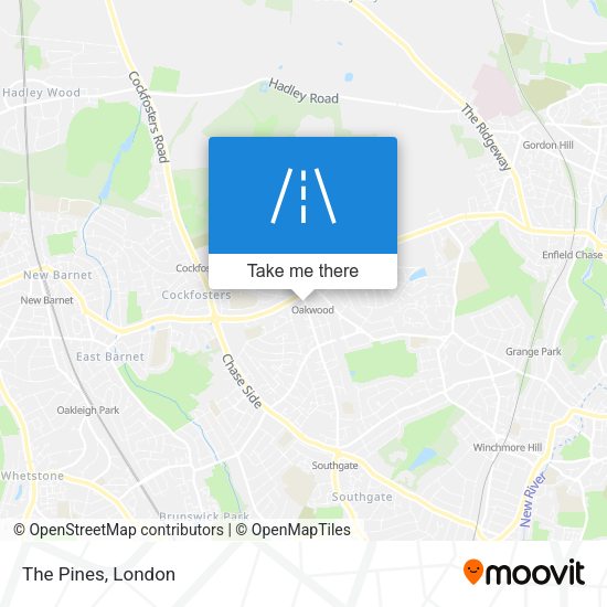The Pines map