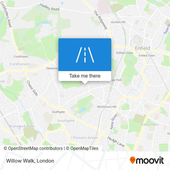 Willow Walk map