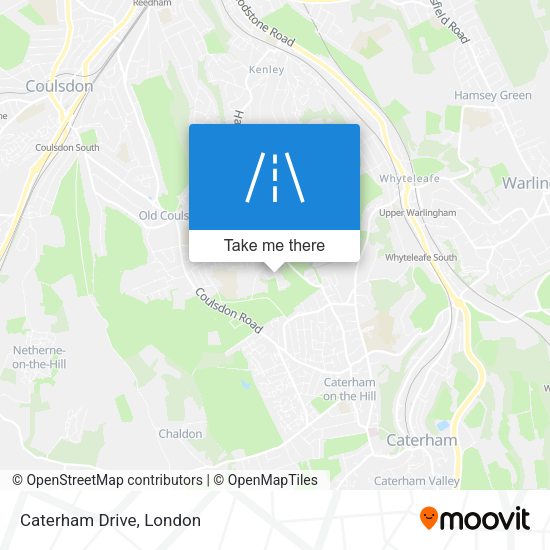 Caterham Drive map
