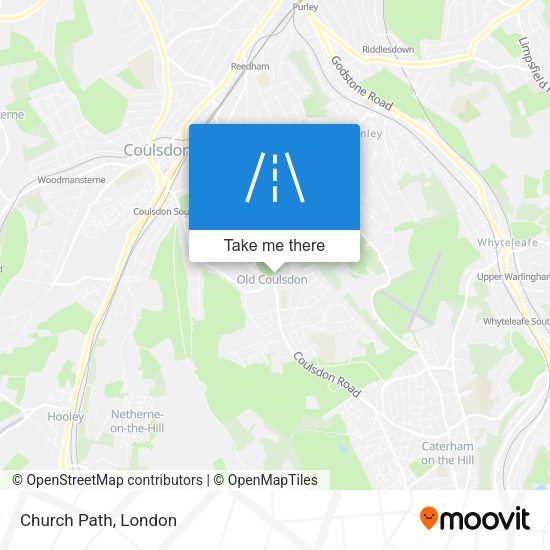 Church Path map