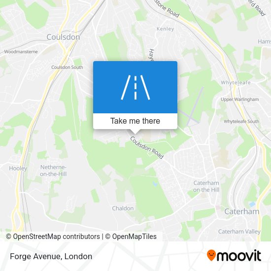 Forge Avenue map