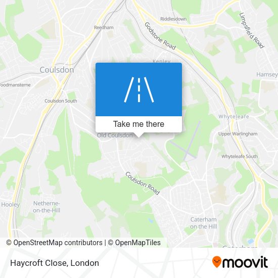 Haycroft Close map