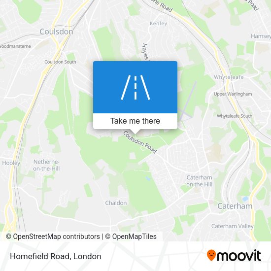Homefield Road map