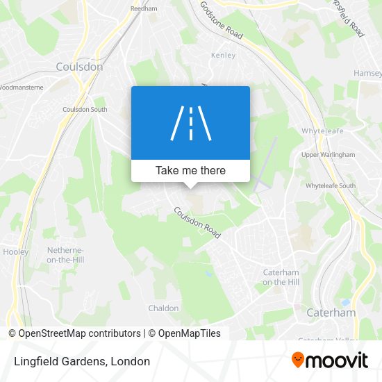 Lingfield Gardens map