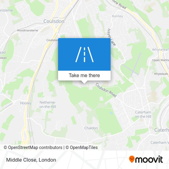 Middle Close map