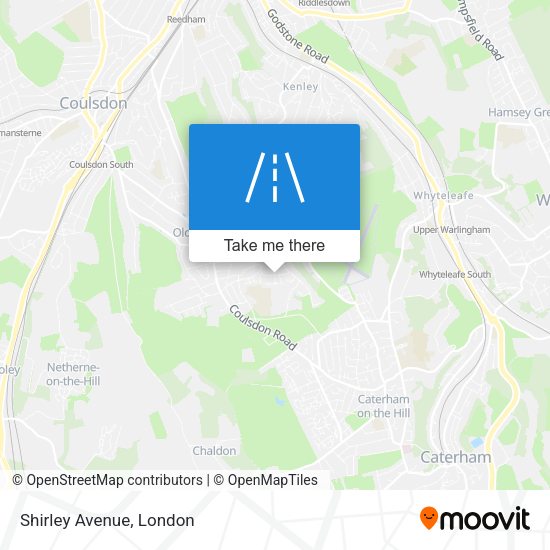 Shirley Avenue map