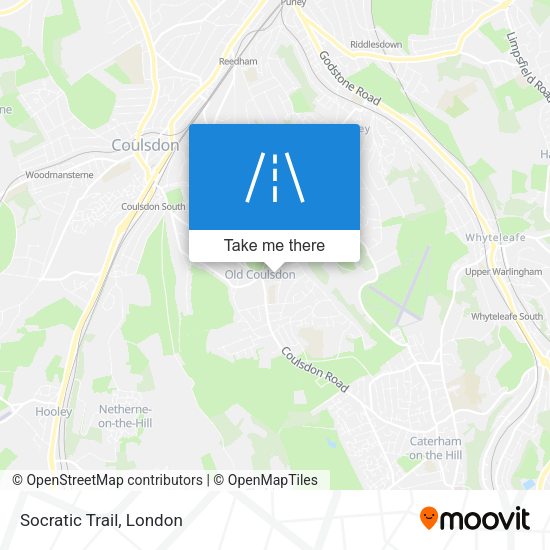 Socratic Trail map