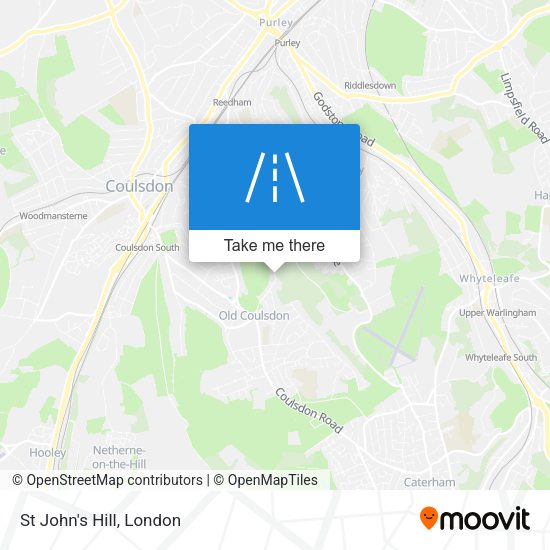 St John's Hill map