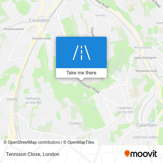 Tennison Close map
