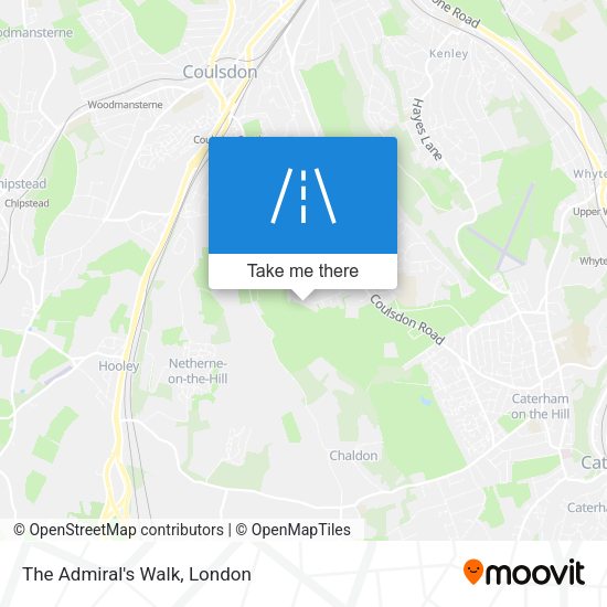 The Admiral's Walk map