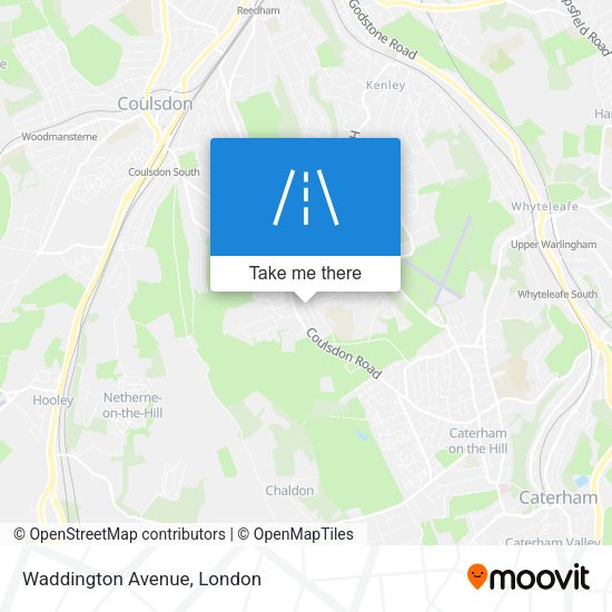 Waddington Avenue map