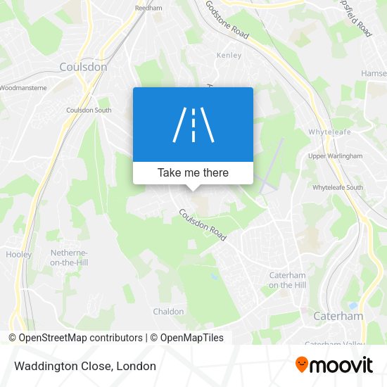 Waddington Close map