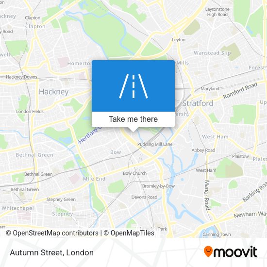Autumn Street map
