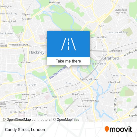 Candy Street map