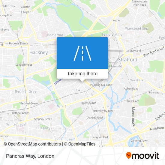 Pancras Way map