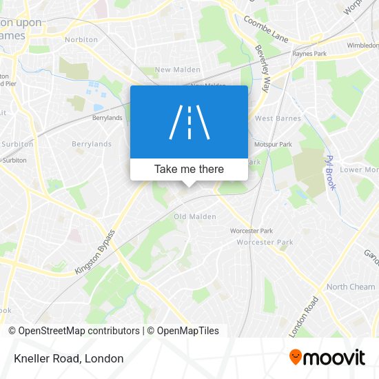 Kneller Road map