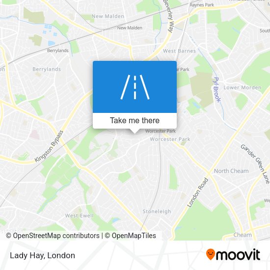 Lady Hay map