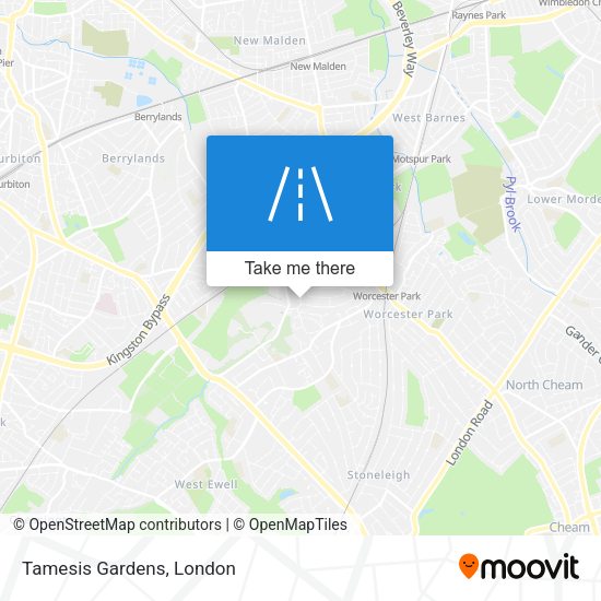 Tamesis Gardens map