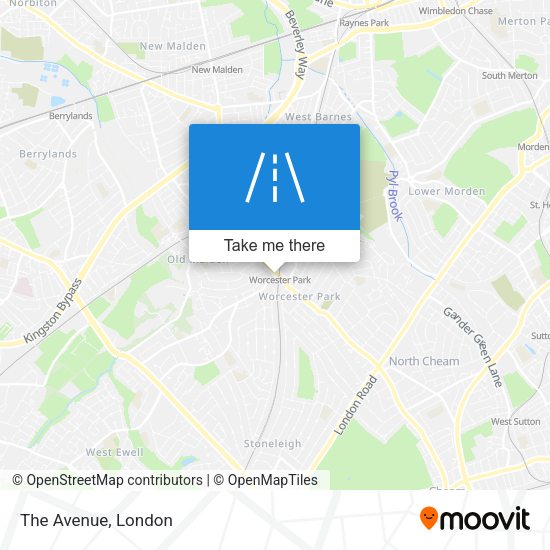 The Avenue map