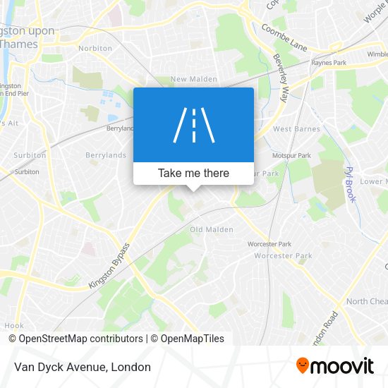 Van Dyck Avenue map