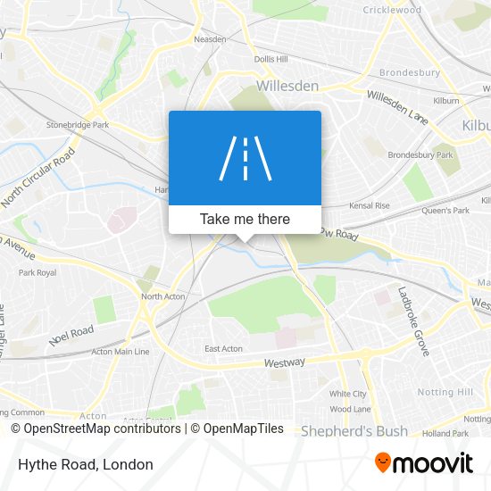 Hythe Road map