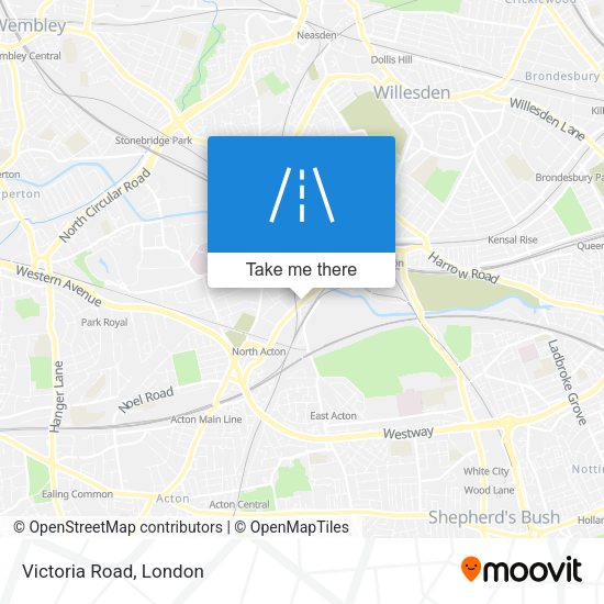 Victoria Road map