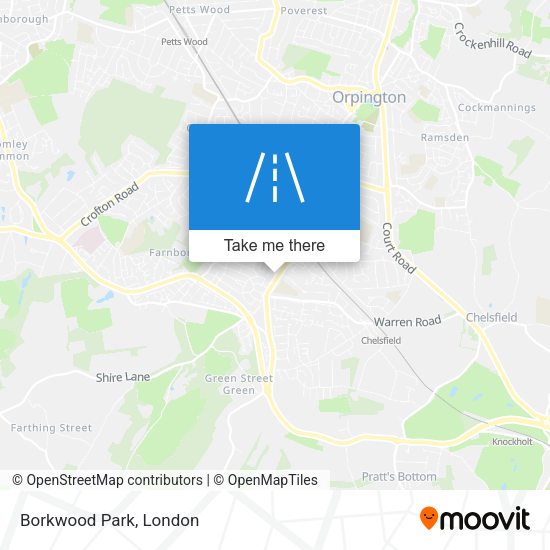 Borkwood Park map