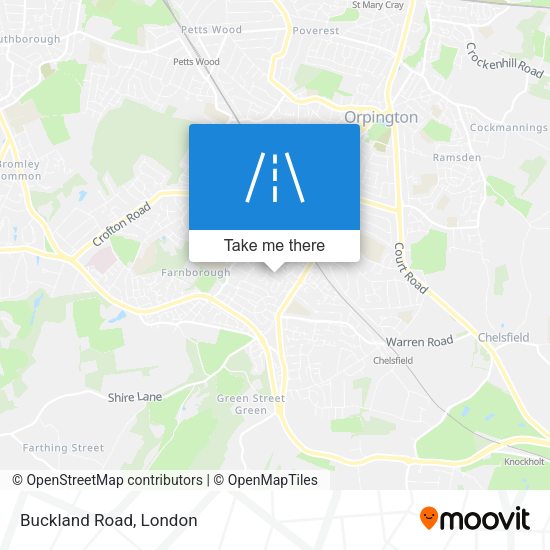 Buckland Road map